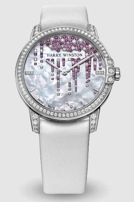 Best Harry Winston Midnight Diamond Stalactites Automatic 36mm MIDAHM36WW001 Replica Watch